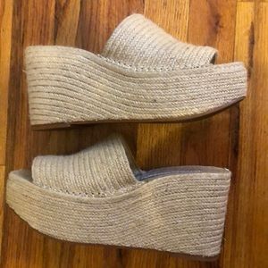Never worn Zara wedges